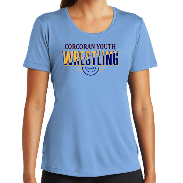 Corcoran Youth Wrestling  - Ladies PosiCharge ® Competitor Tee Thumbnail