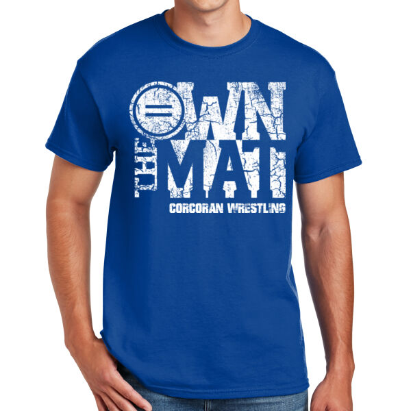 Own The Mat  - DryBlend ® 50 Cotton/50 Poly T Shirt Thumbnail