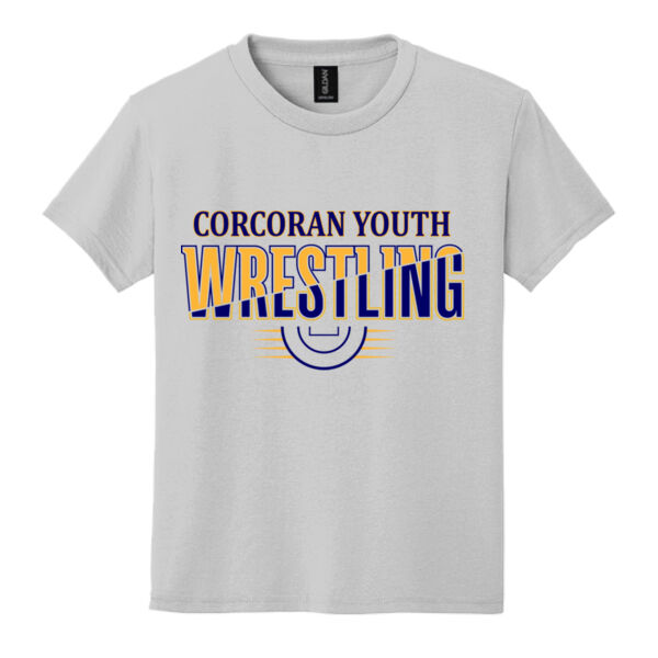 Corcoran Youth Wrestling  - Youth DryBlend ® 50 Cotton/50 Poly T Shirt Thumbnail