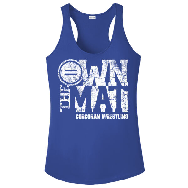 Own The Mat  - Ladies PosiCharge ® Competitor Racerback Tank Thumbnail